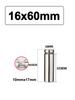 1PC of M16 Advertising Nail Stainless Steel Acrylic Nail Glass Fixing Decorative Nail Mirror Nail Cover Advertising Board Screw