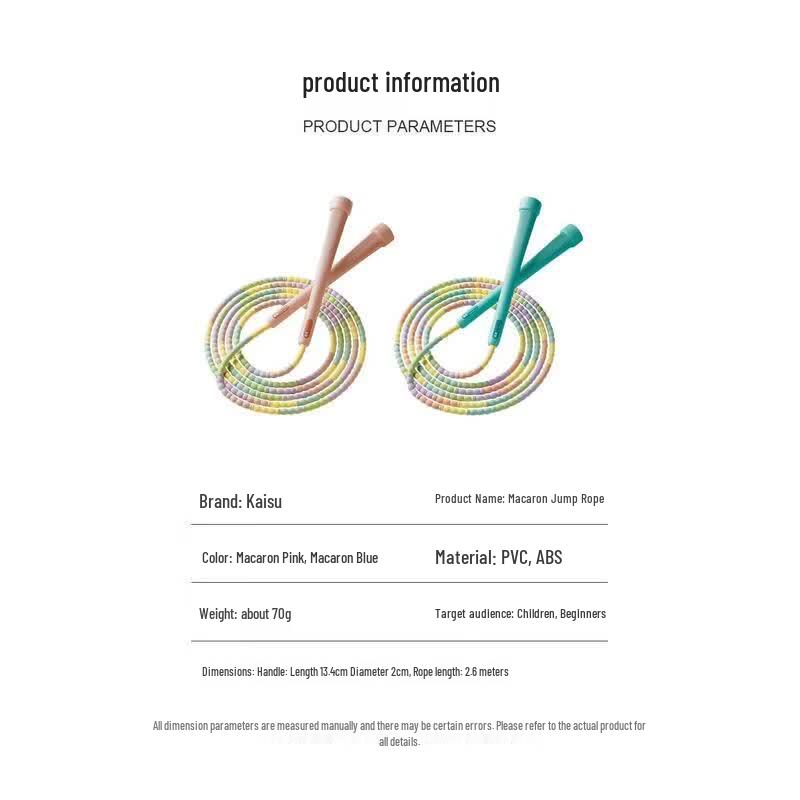 Kansoon Macaron Segmented Jump Rope