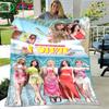 Korean Kpop Girl Group-Yuqi-Soyeon Print Four Seasons Blanket Sofa Cover Travel Bed Plush Blanket Office Break Blanket Gift