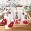 Bead Cute Wooden Foot Doll Hanging Ornaments For Children Joyful Decor Christmas