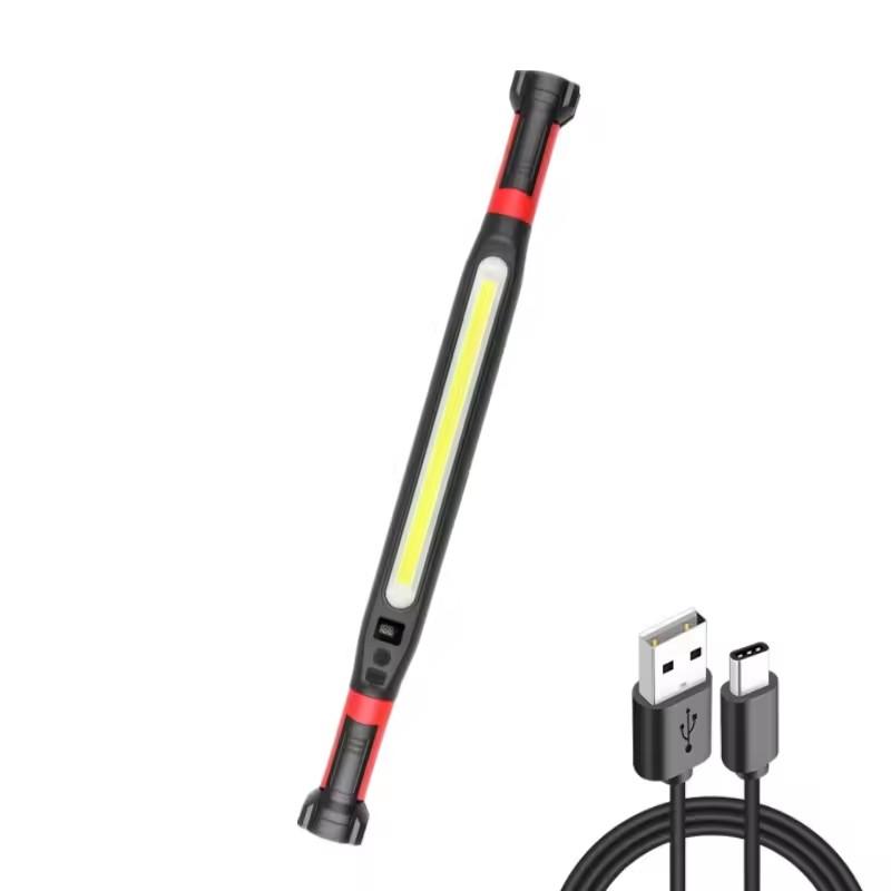 Super Bright Work Light Rechargeable Magnetic Work Light with Hooks & Rotating Magnetic Base For Car Repairing Emergency A