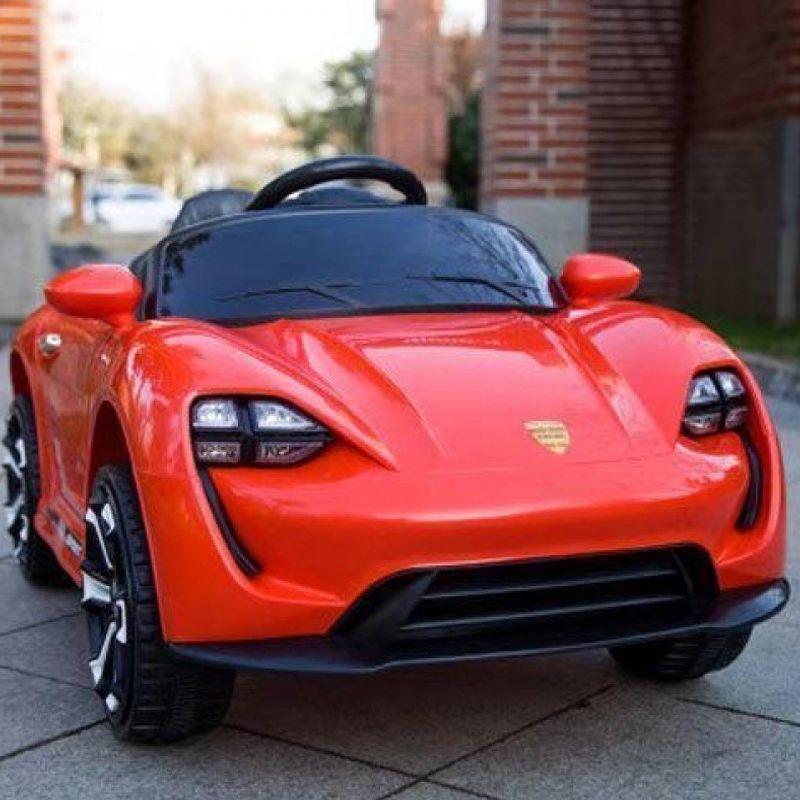 Rechargeable Electric Ride-On Car for Children 1-5, Four-Wheel Drive with Remote Control, Fits One Child.
