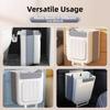 Wall Mounted Trash Bag Container 7L 11L Hanging Trash Can New Collapsible Trash Can  Home Use