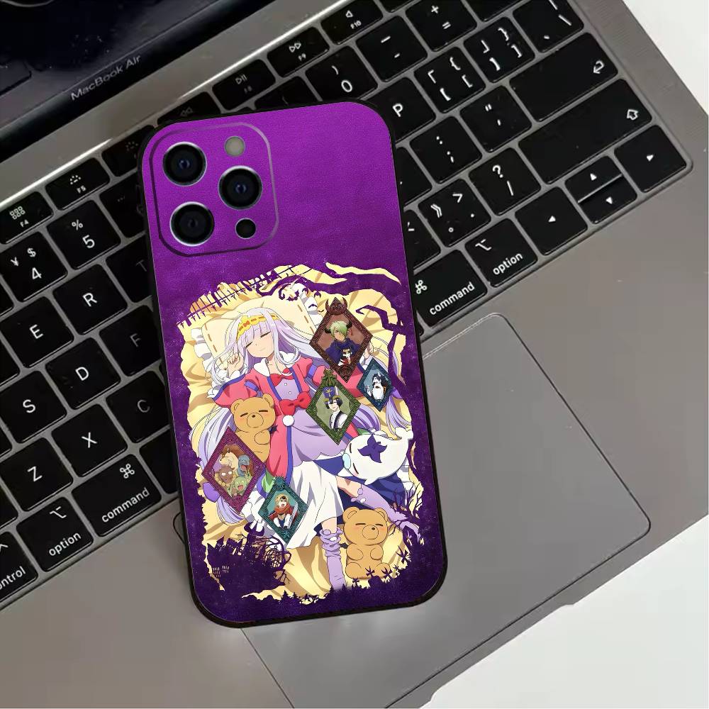 Sleepy Demon C-Castle  Phone Case For iPhone 17,16,15,14,13,12,11 Plus,Pro Max,XS,Soft Silicone Black Cover