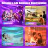 LED Starry Sky Projector Aurora Night Light 16 Colors RGB Remote Crystal Lamp for Home Theater Room Deco USB Plug-in Kids Room