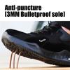 Safety Shoes Men's Steel Toe Anti-smash and Puncture-proof Labor Protection Shoes Light Wear-resistant Work Protection Functional Shoes