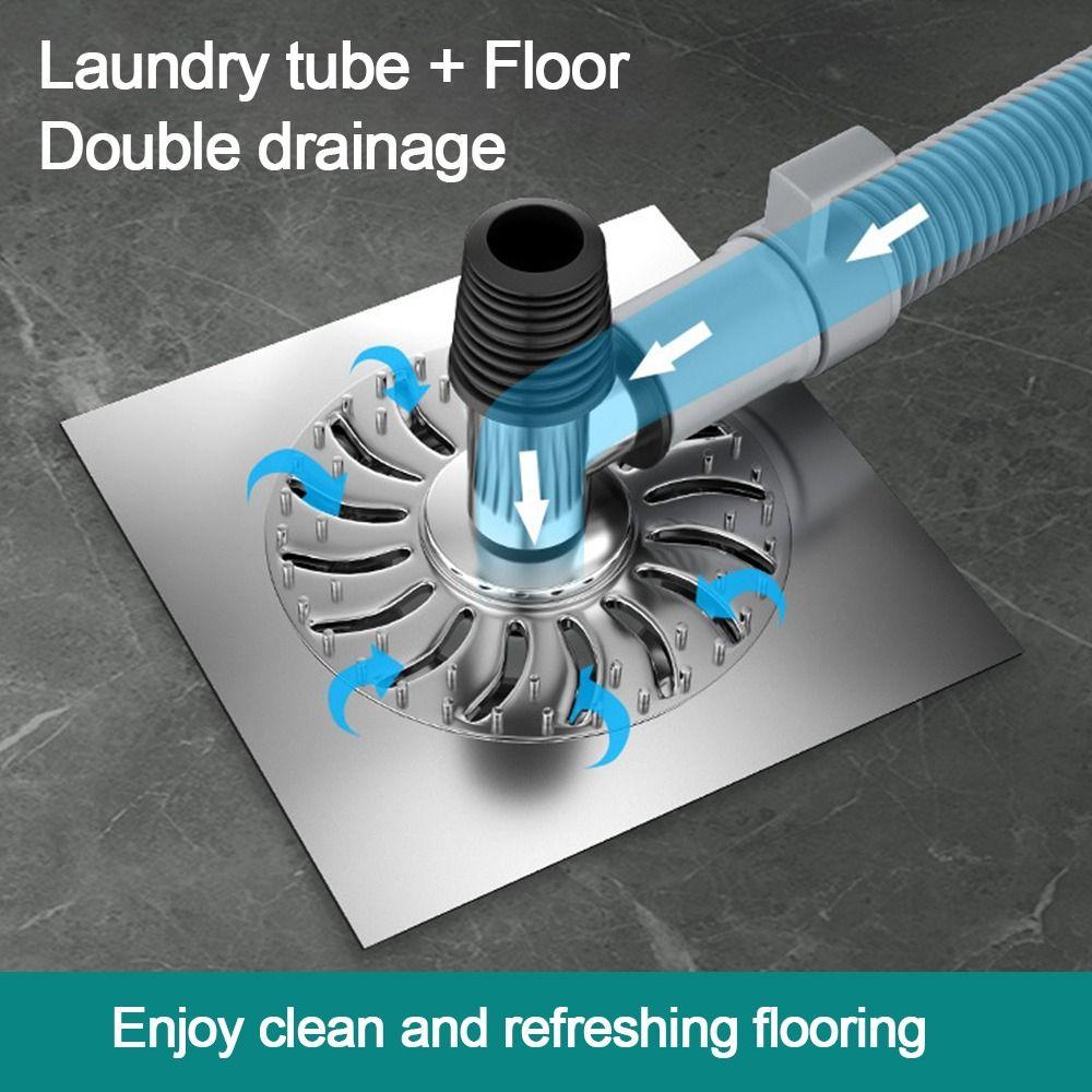 Double Purpose Washing Machine Floor Drain Cover Insect Prevention Sewer Special Elbow Pipe Joint