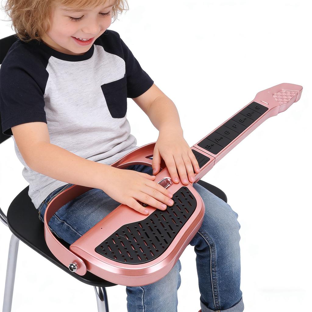 Kids Guitar Smart Auto Adjustment Stringless Guitar Musical Instrument for Beginners
