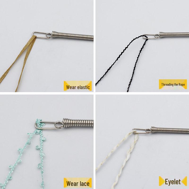Flexible Elastic Band Threader: Multi-function Tool for Tightening/Loosening Waistbands and Laces