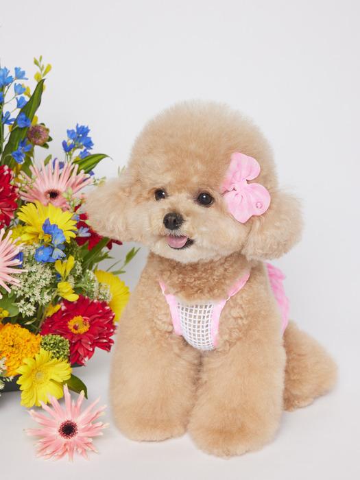 SALTYHEARTY Hello Crop Blouse New Check PINK