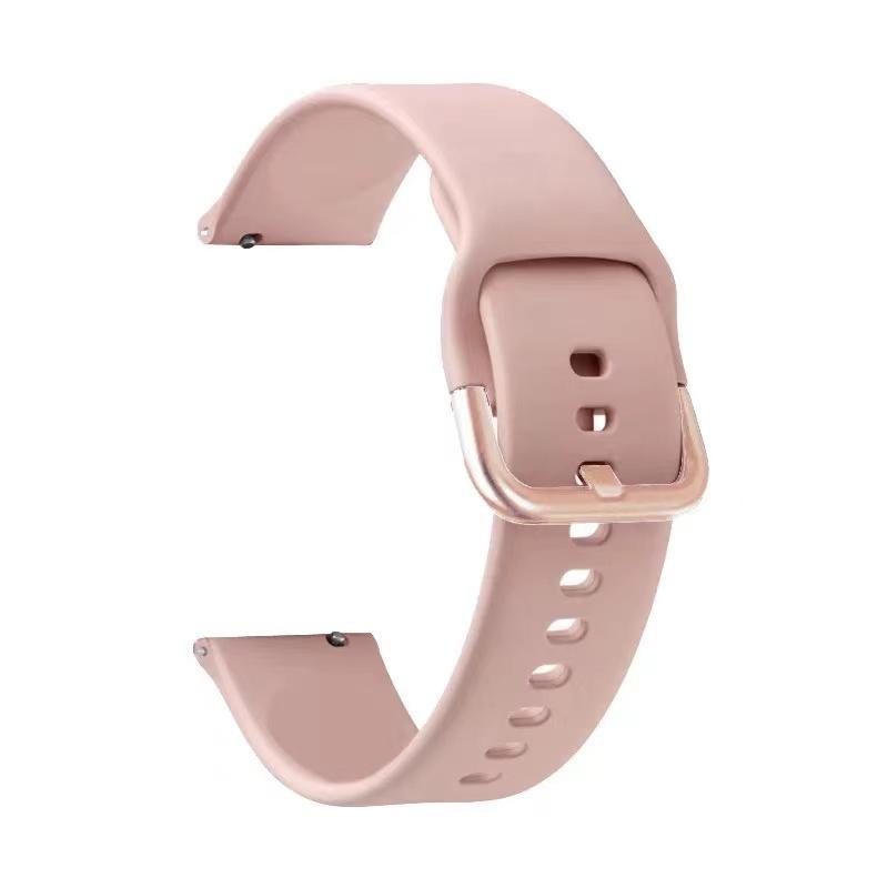 For Samsung Galaxy Active 2 40mm 44mm Smartklokkereim Silikon 20mm Sportsarmbånd For Galaxy Watch 42mm/3 41mm/Gear S2 Reim