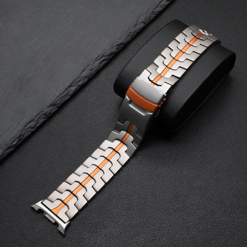 Titan Luxus Armband für Samsung Galaxy Watch 8 Classic 46mm 8 44/40mm Herren Metallband für SAMSUNG Galaxy Ultra 7 47mm Armband