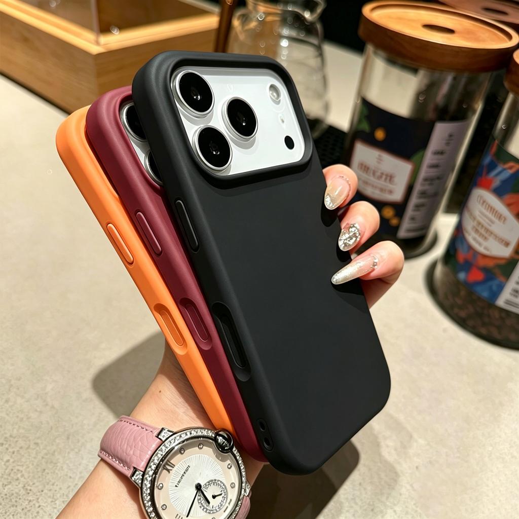 Fashion Soft Case for iPhone 17 16 15 14 13 12 11 Pro Max Shockproof Minimalist Cover for Air 16e 17e 16 15 14 Plus Accessories