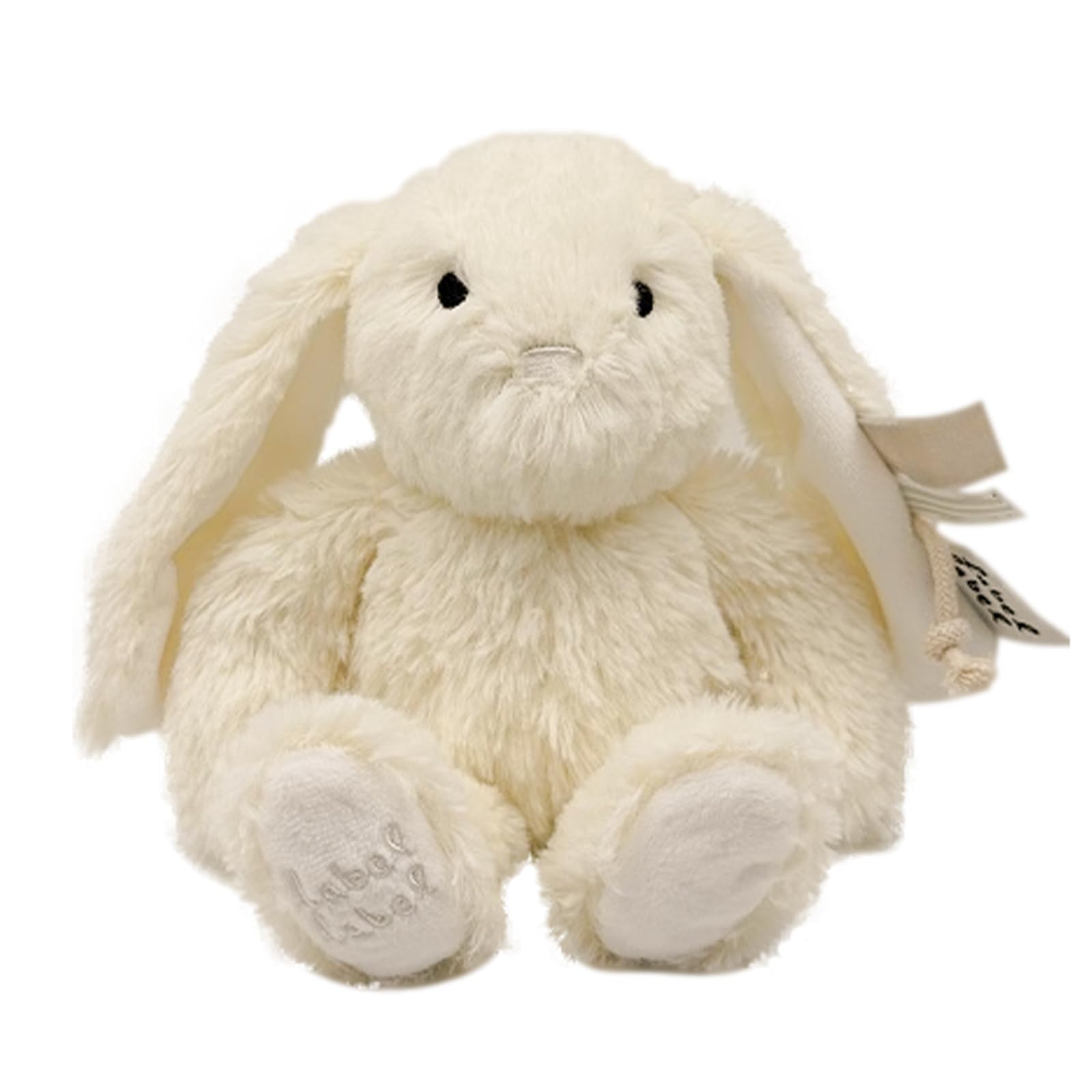 Edute Plush Toy - Perfect for Outings, Soft Touch, Tactile Stimulation, Rabbit, S Size, labellabel, Animal, Fluffy, Baby, First Toy, Baby Shower Gift,
