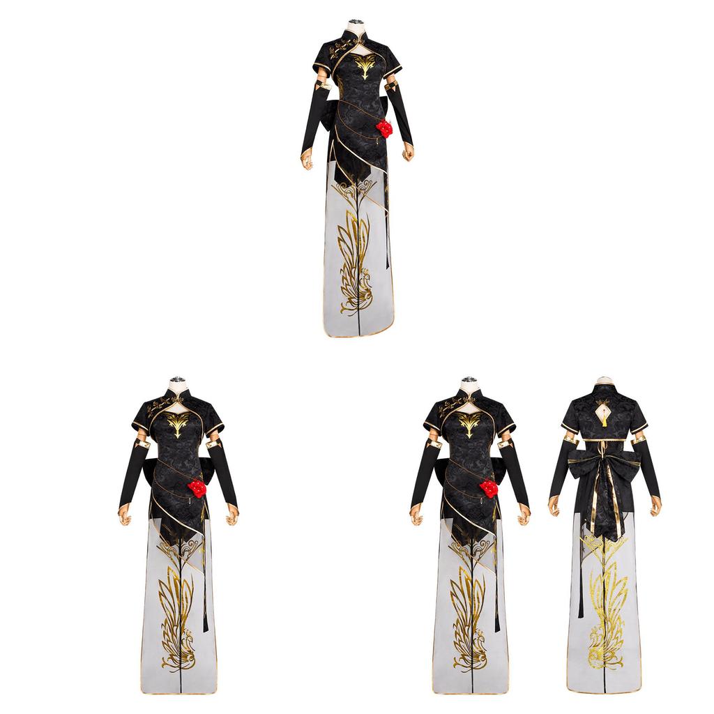 Luo Tianyi Cosplay Costume Set With Mesh Fabric For Halloween And Stage Performances