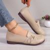 New Large Size Women's Comfortable Flat Shoes - Soft Rubber Sole, Shallow Mouth, Casual European & American Style