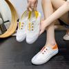 Summer Light Canvas Shoes for Women Casual Flat Slip On Woman Footwear New In Offers Fashion Trends 2025 Cheap Vulcanized Shoe