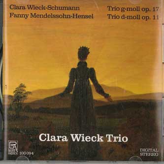 

CD CLARA WIECK - Clara Wieck Trio BR100094CD BAYER Germany Classical Used