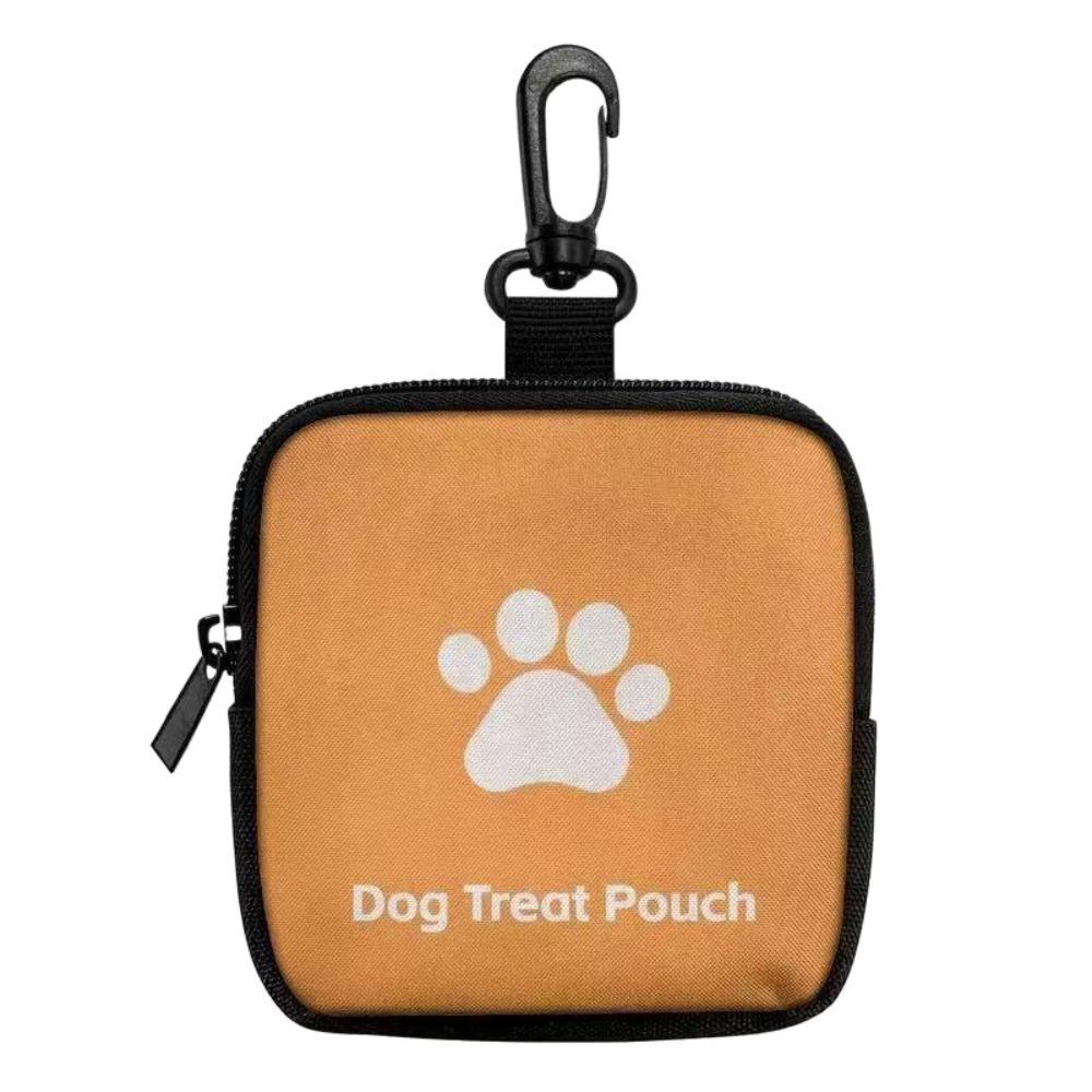 Mini Waterproof Dog Treat Pouch Portable PVC Dog Training Rewards Bag Multifunctional Compact Snack Bait Bag for Training