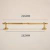 Bright Gold Solid Cabinet Handle and Knob Brass Drawer Knobs T Bar Bedroom Kitchen Cupboard Hardware Bathroom Furniture