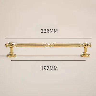 Bright Gold Solid Cabinet Handle and Knob Brass Drawer Knobs T Bar Bedroom Kitchen Cupboard Hardware Bathroom Furniture