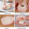 Reusable Baking Mold Food Safe Non-Stick Steamed Bread Stuffed Bun Pasta Making Tool for Home Bakery Beginners
