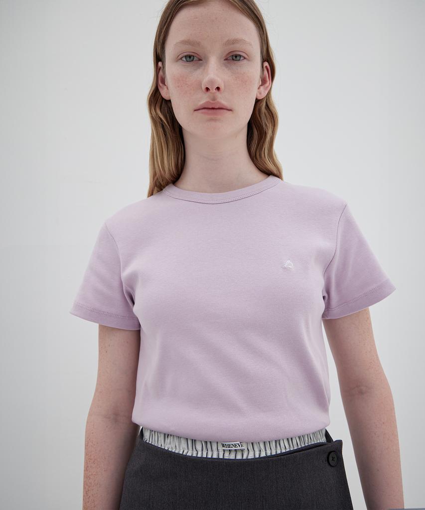 Leuba De Base Cotton T-Shirt - Lilac