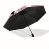 1pc Minnie Mouse Hello Automatic Folding Umbrella: Compact 8-Bone Design Cartoon Outdoor Travel Companion, Business Umbrella, Christmas Vale