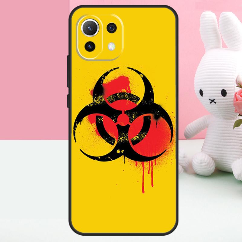 

Biohazard Symbol Logo Case For Xiaomi 15T 13T 14T Pro 17 Pro Max 15 14 13 Ultra POCO X7 Pro X5 X6 F5 F6 F7 Funda POCO F7