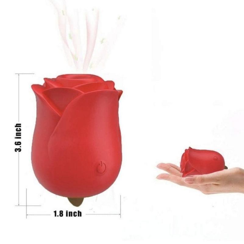 Vibrator Silicone Rose Clitoral Suction Masturbator Sex Toys for Woman Sucking Pump Women Sucker Tongue Lick Clit Stimulator