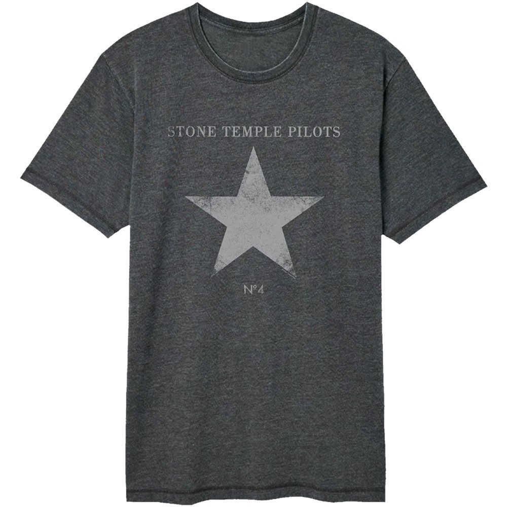 Stone Temple Pilots No 4 Vintage Wash Music Shirt