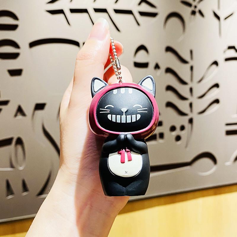 

Plush Unique Vinyl Keychain Cute Cartoon Key Ring For Business And Advertising Gifts BBCOCO Cat
