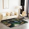 Waterfall Large Area Rug 5x7 Lake Cascade Scenery Living Room Rug | Chic Nature Art Mountain Rock Rugs for Bedroom, Sault Landscape Carpet I
