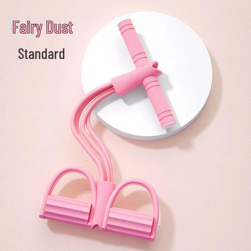 Elastic Foot Pedal Resistance Band for Sit-Up and Abdominal Yoga Exercises