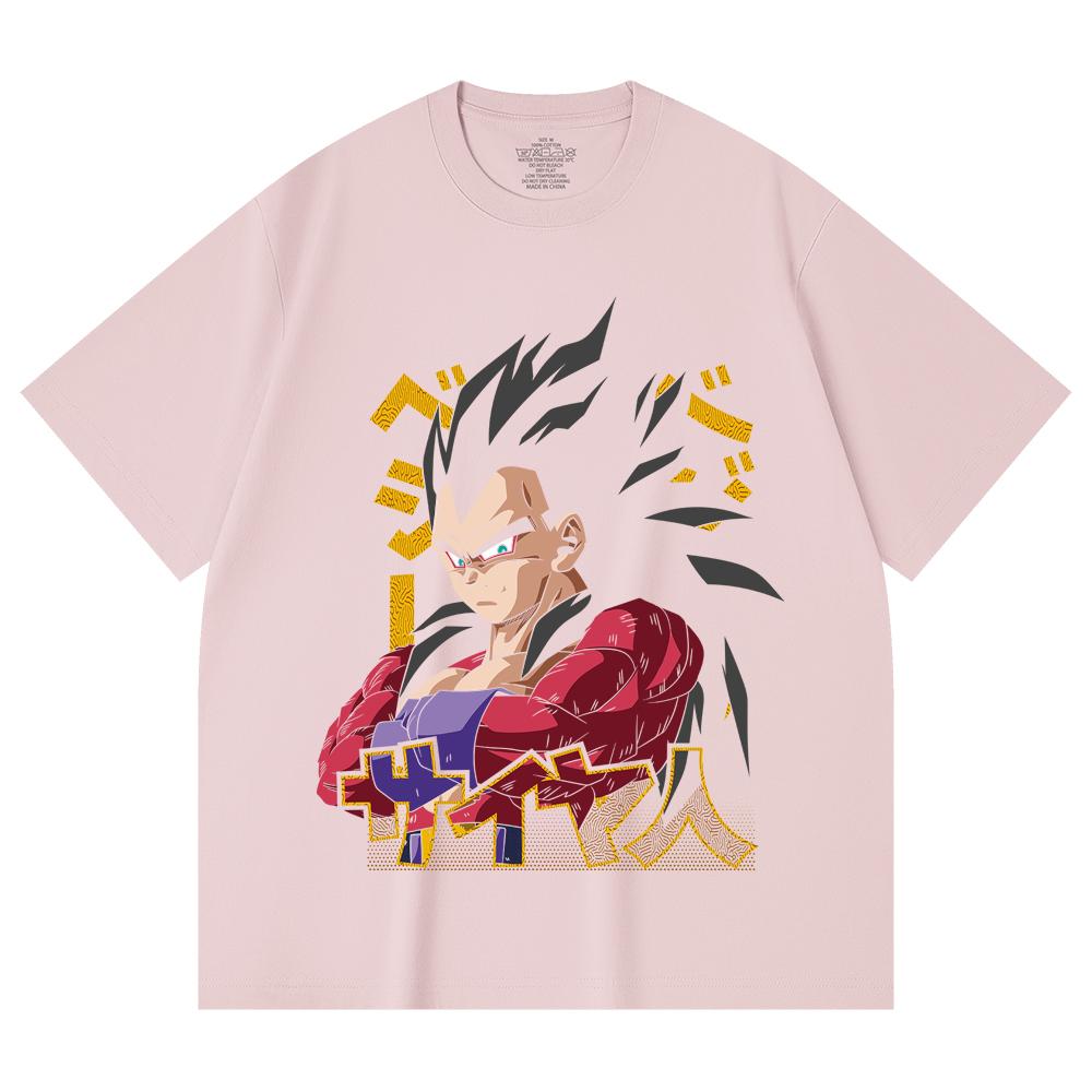 230 Gsm 100% Cotton Dragon Ball V18 Goku Print Unisex Heavy Cotton T Shirt