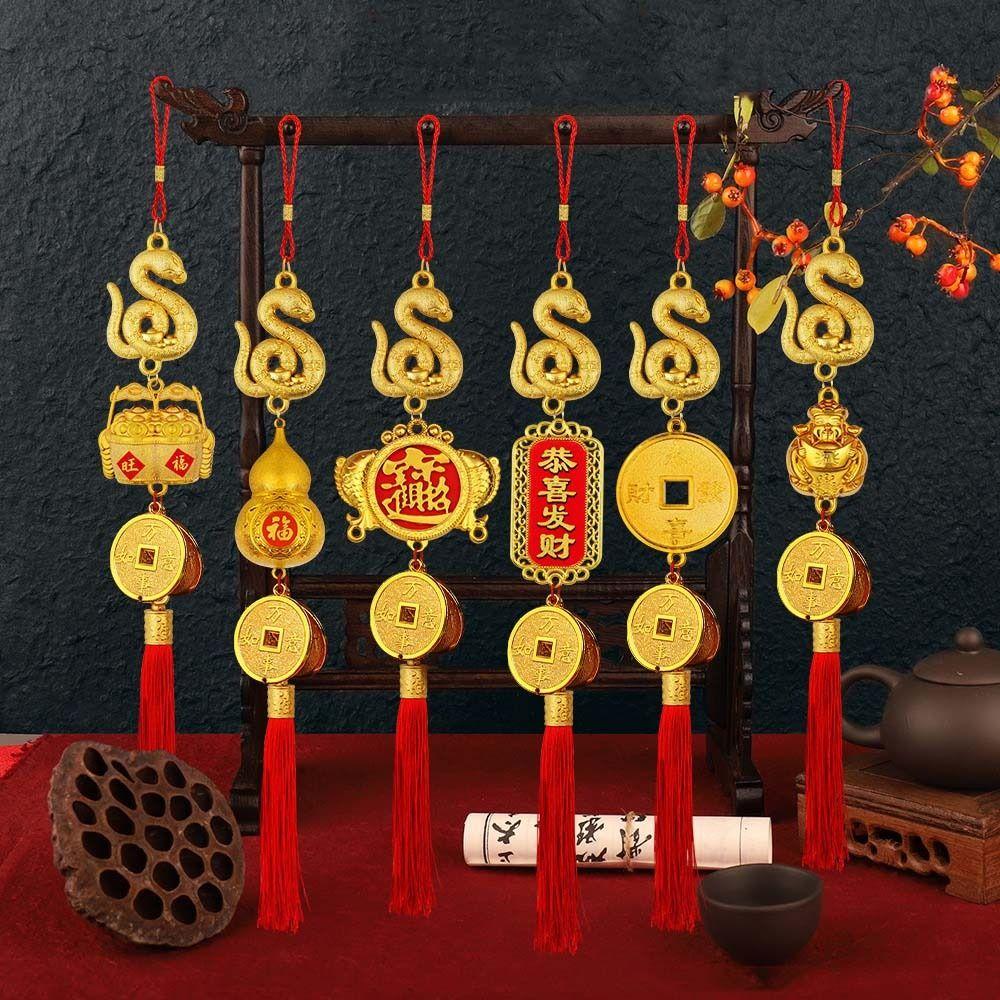 Long Tassel Chinese Lunar New Year Snake Pendant Spring Festival Hanging Ornament  Collections
