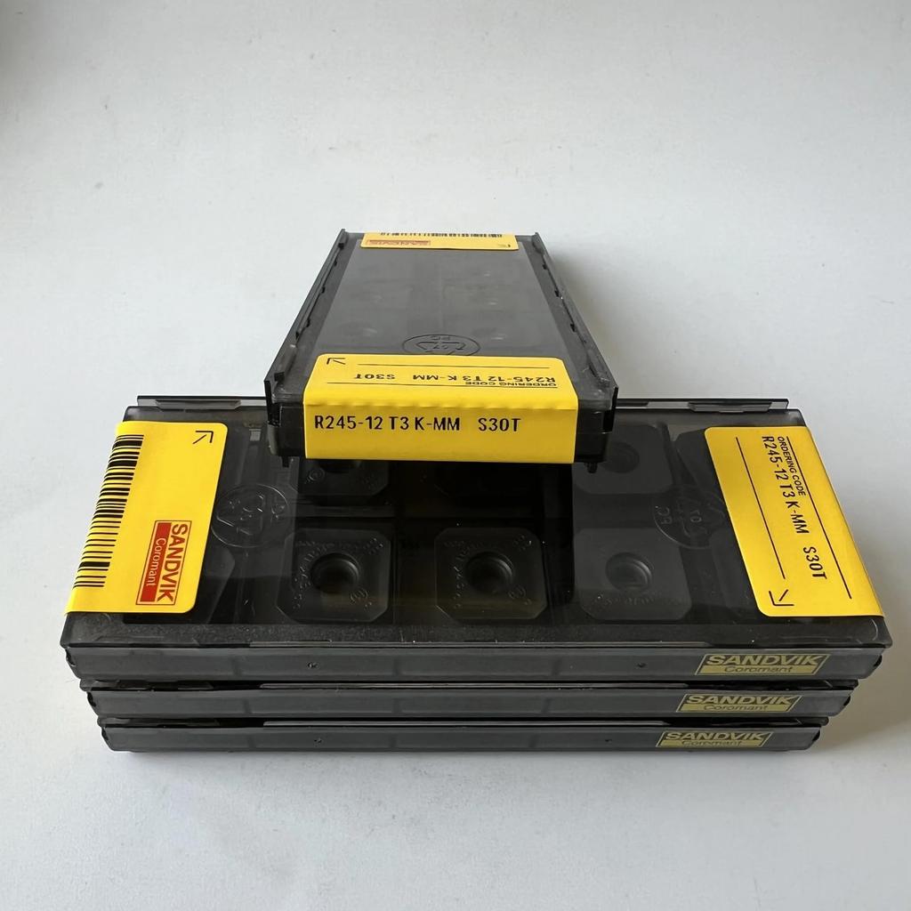 Original Sandvik / R245-12T3K-MM S30T /CNC lathe carbide blade tool 10 Pcs