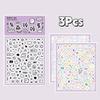 2/3Pcs Cartoon Cute Retro Mini Animal Stickers Handbook Notebook Planner Diary Series Decorative Memo Paper Cutting Film Decals