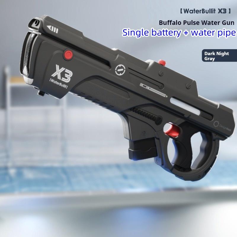 

Высокое давление, большая емкость, высокотехнологичный взрослый электрический автоматический водяной пистолет, мощный распылитель, большой бластер, водный пистолет, пляжные игры