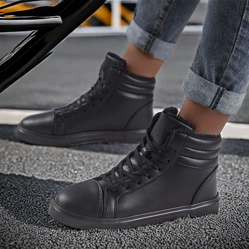 Fashion Mid Angle Fashion Boots High Man Sneakers Shoes Sneakers Red Black Sports Seasonal Exerciser New Year's Funky Basctt