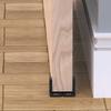 Wall Mount Adjustable Floor Guide Carbon Steel Sliding Barn Door Hardware Kit UK