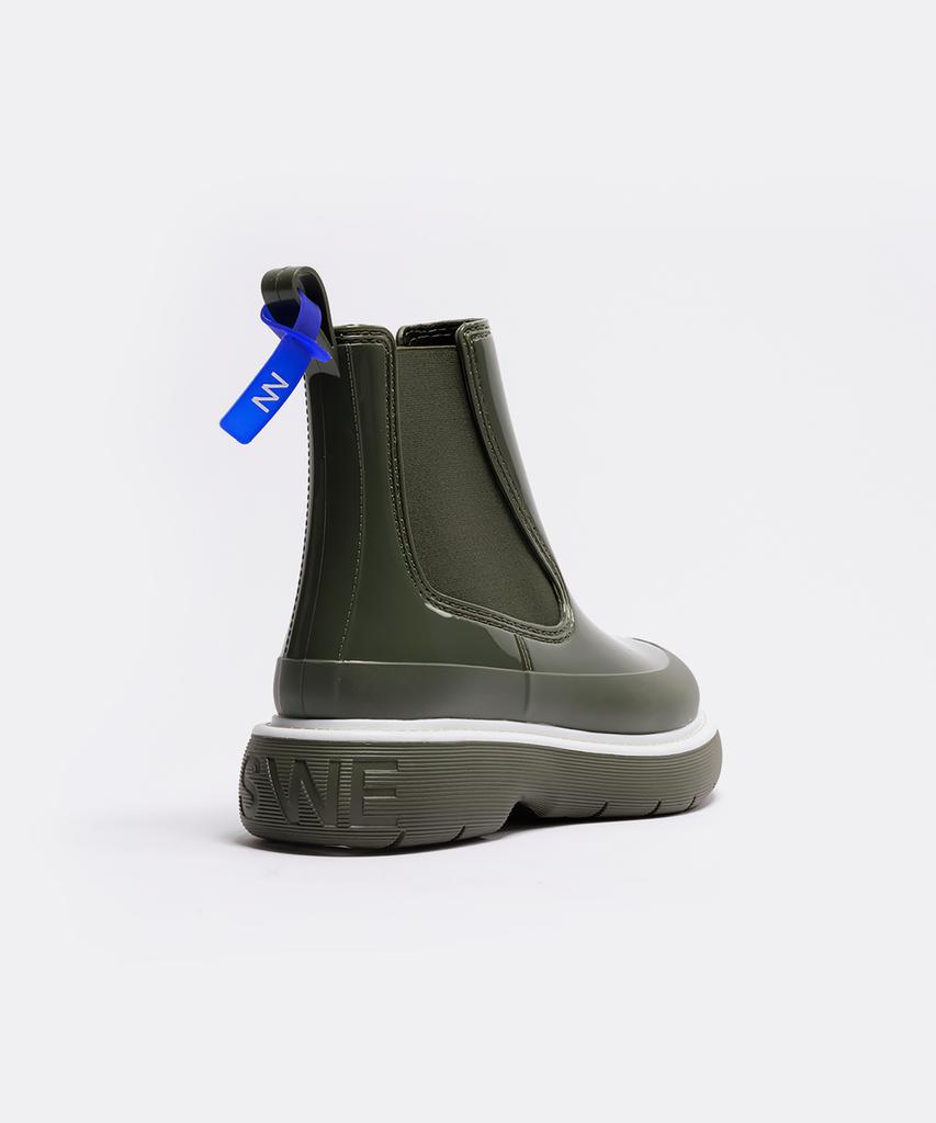 Nswe Lagom Chelsea Rain Boots 5Cm (Seaweed Khaki) - Nsw201Sw