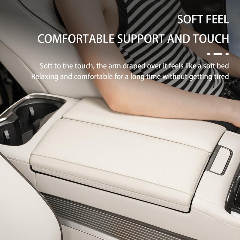 For DENZA D9 All series Central control armrest box cushion Leather height increasing pad Car interior accessories