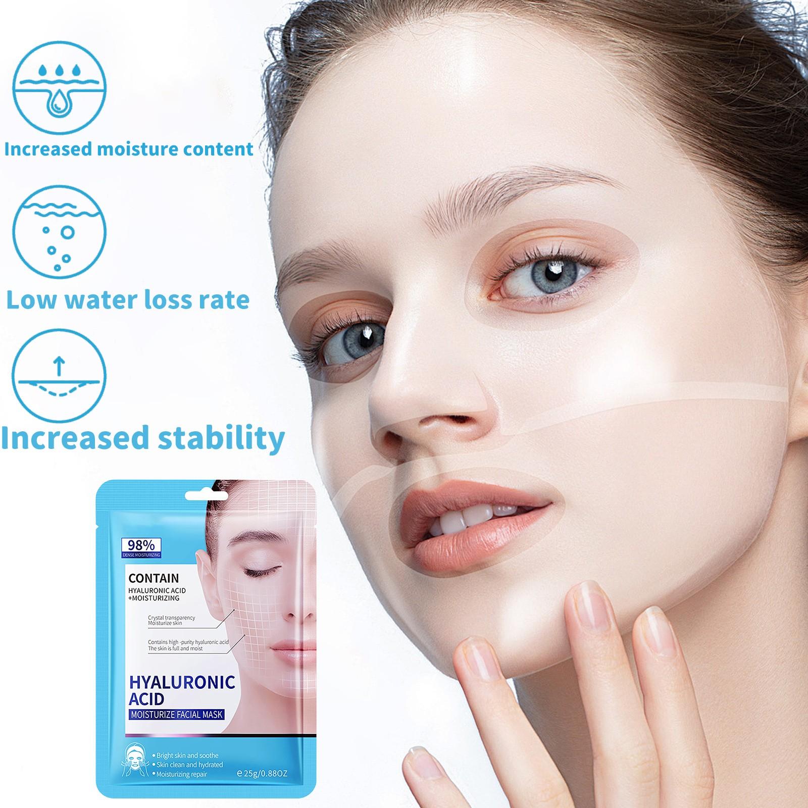 

25 мл English Mask-BIOAOUA Гиалуроновая увлажняющая маска 50 шт. One Size