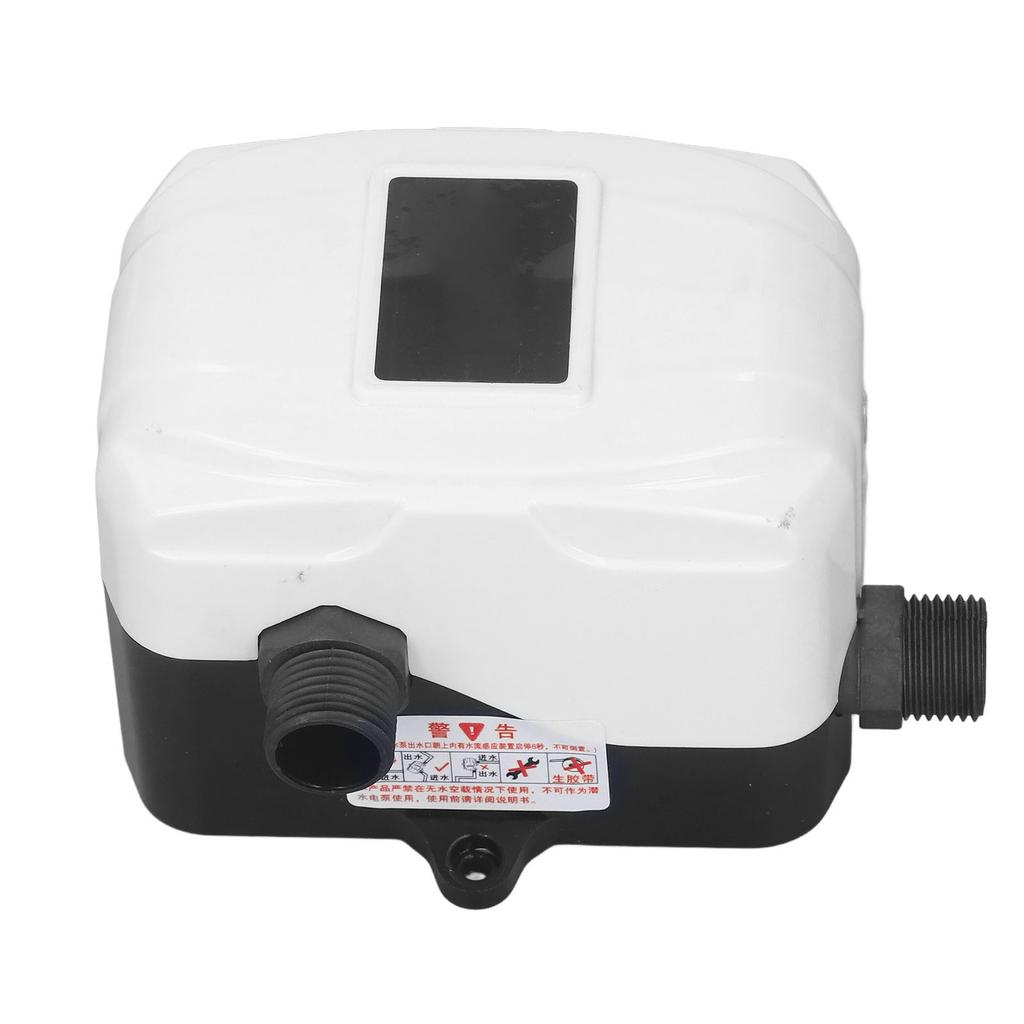 Home Pressure Boost Pump DC24V 120W Automatic Shower Booster Water Flow Control Pump 100‑240V Plug EU Plug