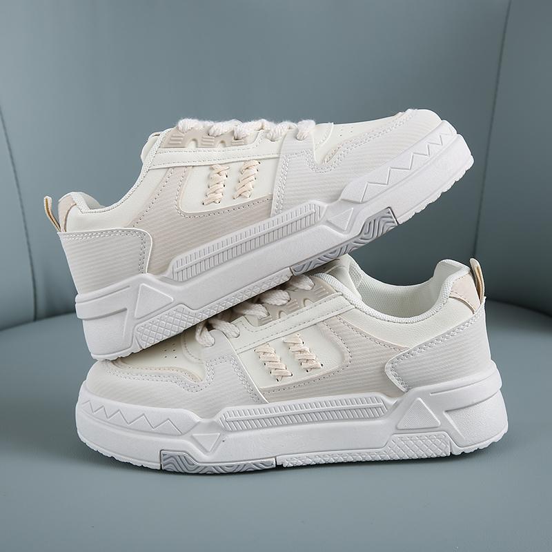 Shoes Womens Sports Thick Sole Versatile Korean Version Ins Trendy Anti Slip White Shoes Women Casual Shoes Ins Versatile Board