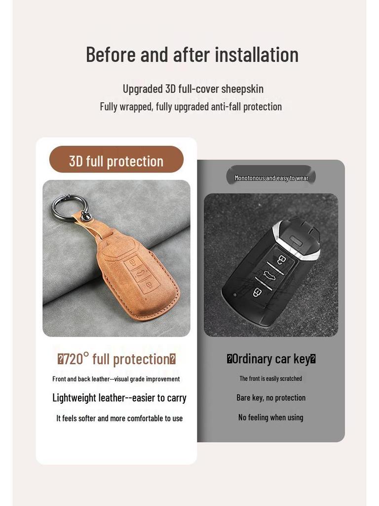 Customized Key Case for Dongfeng Fengshen Yixuan AX7: Stylish Car Modification Accessory
