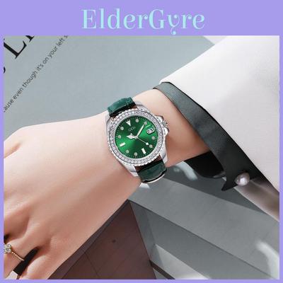 Green Water Ghost Ladies Watch Quartz Calendar Fashion Waterproof For Women