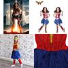Wonder Woman Cosplay Costume For Kids Halloween And Party Suit For Girls