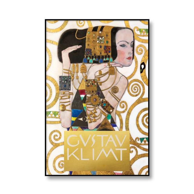 Klassischer Künstler Gustav Klimt, Tränenkuss, Gold, abstrakte Leinwandkunst, Gemälde, Poster und Drucke, Wandkunst, Bild für die Heimdekoration, kein Rahmen